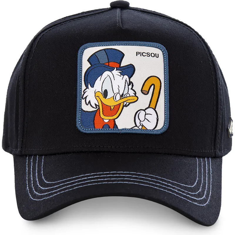kepure-islenkta-juoda-snapback-scr3-skrudzas-makdakas-disney-capslab kepure-islenkta-juoda-snapback-scr3-skrudzas-makdakas-disney-capslab