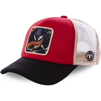 kepure-islenkta-raudona-snapback-ven4m-venom-marvel-comics-capslab