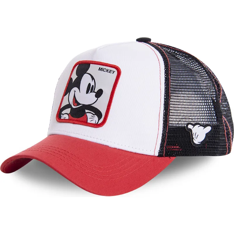 kepure-islenkta-balta-snapback-mic4-mickey-mouse-disney-capslab