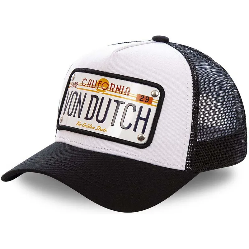 kepure-islenkta-balta-reguliuojamas-placa-california-cal1-von-dutch