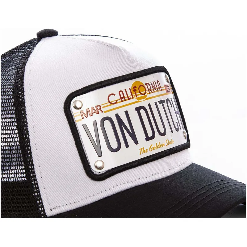 kepure-islenkta-balta-reguliuojamas-placa-california-cal1-von-dutch