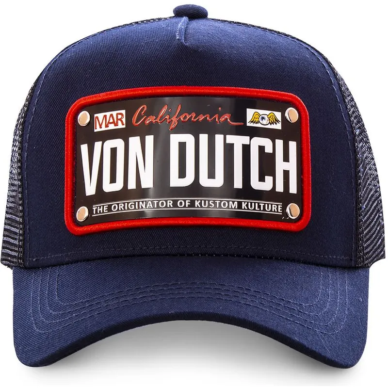 kepure-islenkta-tamsiai-melyna-reguliuojamas-placa-california-cal2-von-dutch