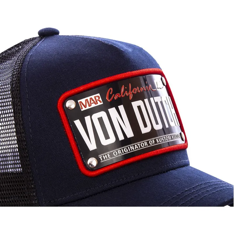 kepure-islenkta-tamsiai-melyna-reguliuojamas-placa-california-cal2-von-dutch