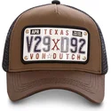 kepure-islenkta-ruda-reguliuojamas-placa-texas-tex1-von-dutch