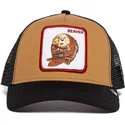 kepure-islenkta-ruda-snapback-two-beavers-the-farm-goorin-bros