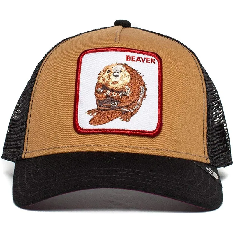 kepure-islenkta-ruda-snapback-two-beavers-the-farm-goorin-bros
