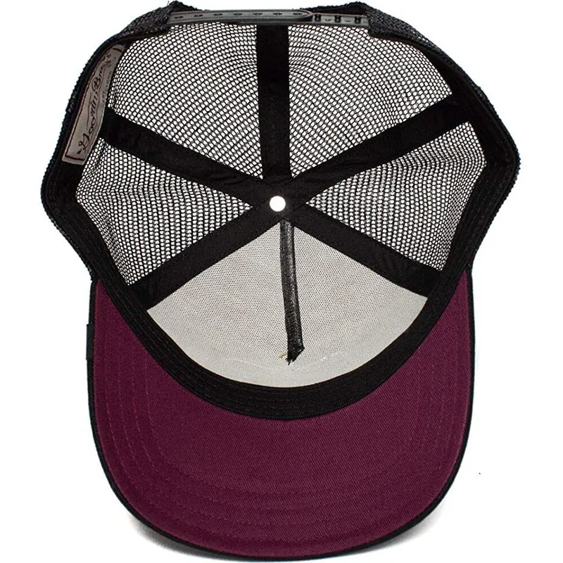 kepure-islenkta-ruda-snapback-two-beavers-the-farm-goorin-bros