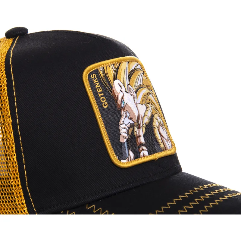 kepure-islenkta-juoda-snapback-super-saiyan-3-got2-gotenks-dragon-ball-capslab