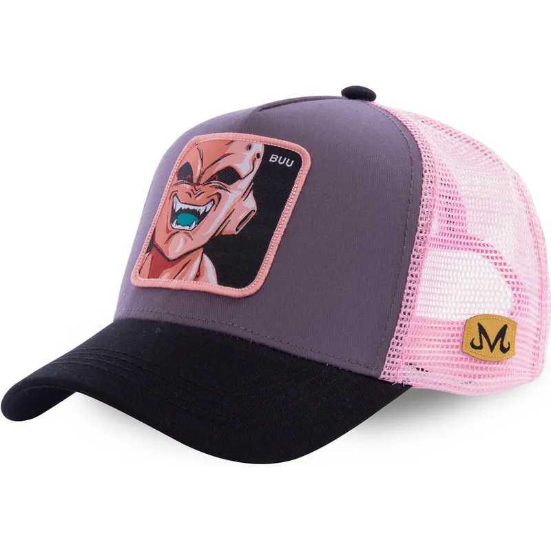 kepure-islenkta-pilka-snapback-rosa-buu3-kid-buu-dragon-ball-capslab