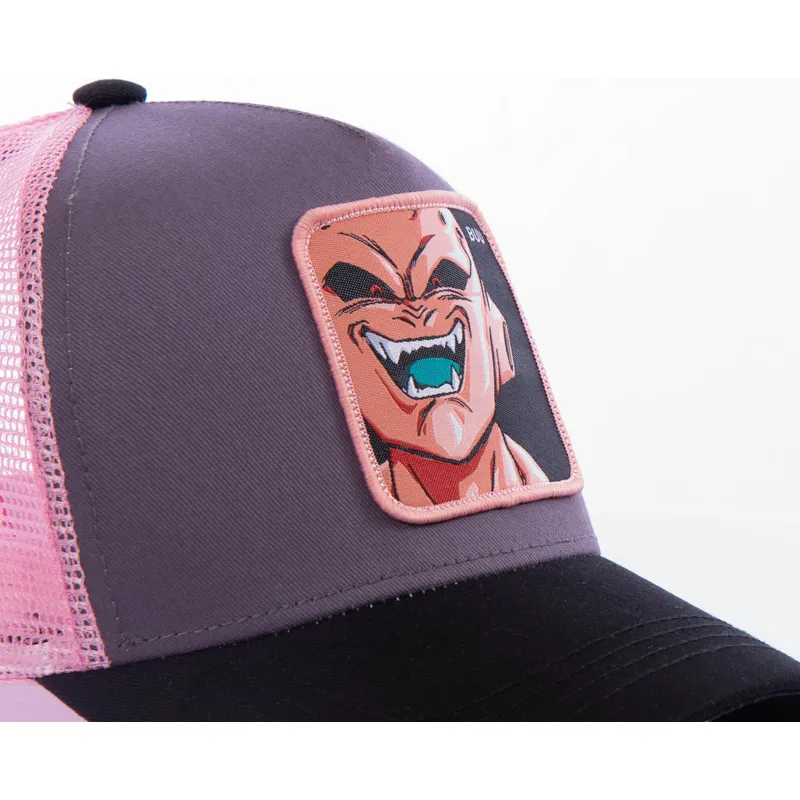 kepure-islenkta-pilka-snapback-rosa-buu3-kid-buu-dragon-ball-capslab