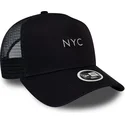 kepure-islenkta-tamsiai-melyna-snapback-9forty-seasonal-nyc-new-era