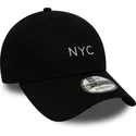 kepure-islenkta-juoda-reguliuojamas-9forty-seasonal-nyc-new-era