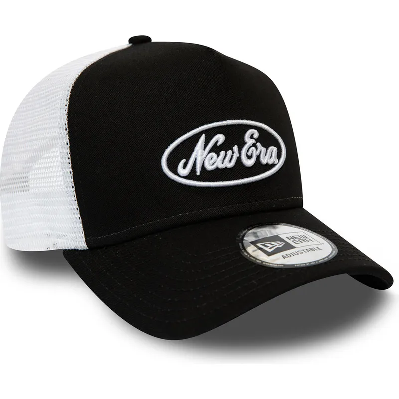 kepure-islenkta-juoda-snapback-oval-script-a-frame-new-era