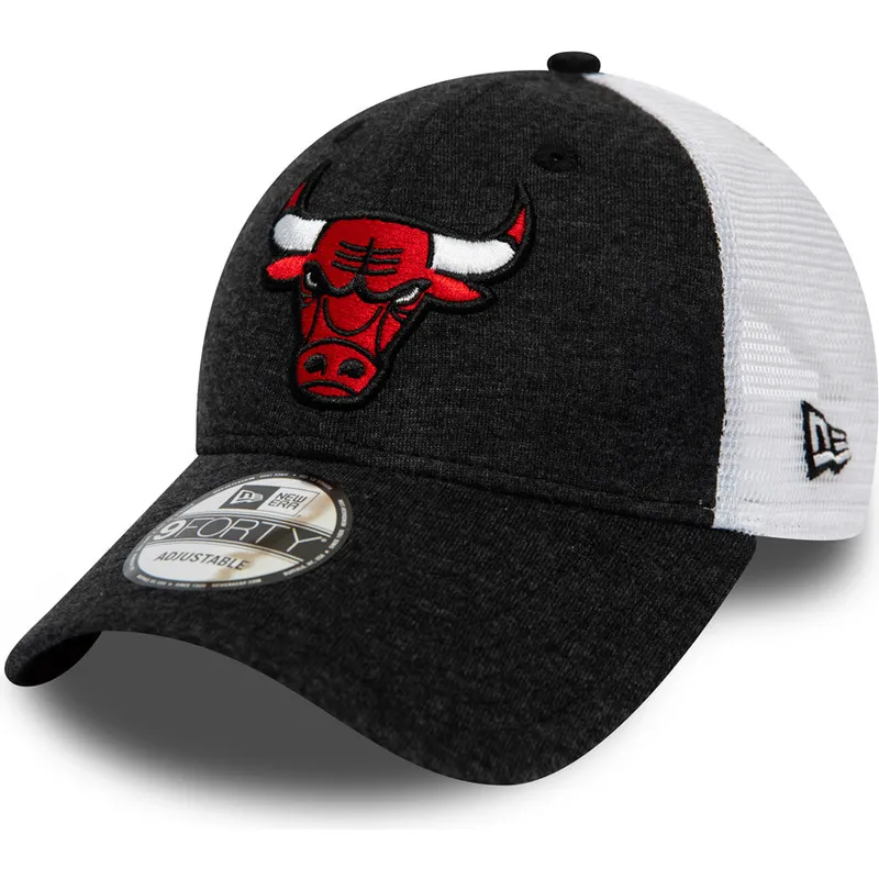 kepure-islenkta-juoda-reguliuojamas-9forty-summer-league-chicago-bulls-nba-new-era