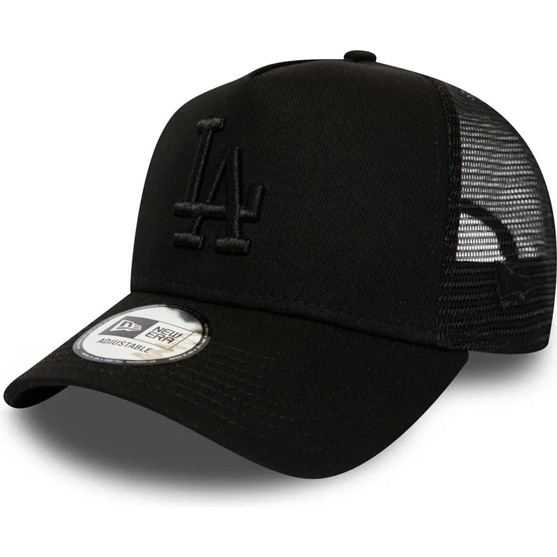 kepure-islenkta-juoda-snapback-league-essential-a-frame-los-angeles-dodgers-mlb-new-era