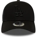 kepure-islenkta-juoda-snapback-league-essential-a-frame-los-angeles-dodgers-mlb-new-era