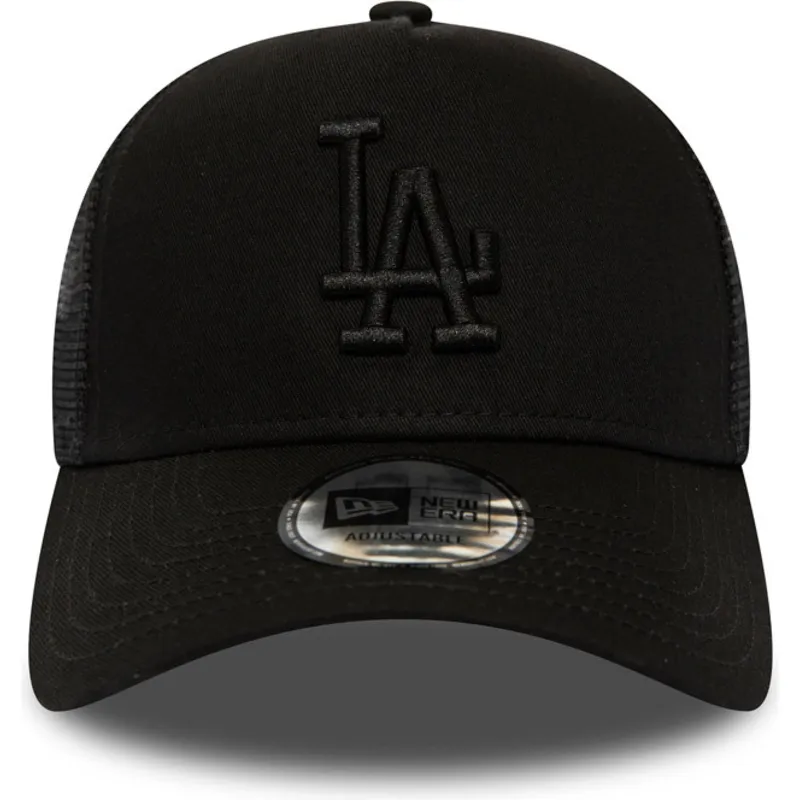 kepure-islenkta-juoda-snapback-league-essential-a-frame-los-angeles-dodgers-mlb-new-era