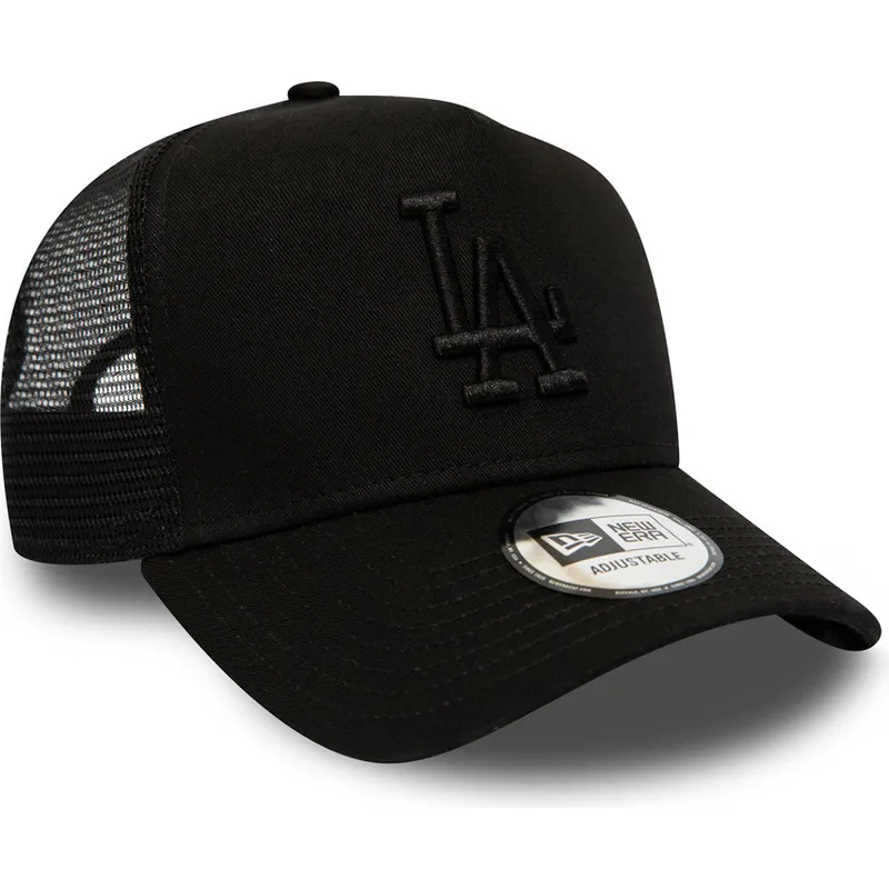 kepure-islenkta-juoda-snapback-league-essential-a-frame-los-angeles-dodgers-mlb-new-era