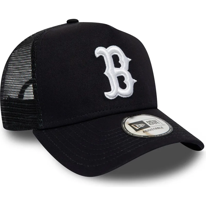 kepure-islenkta-tamsiai-melyna-snapback-league-essential-a-frame-boston-red-sox-mlb-new-era