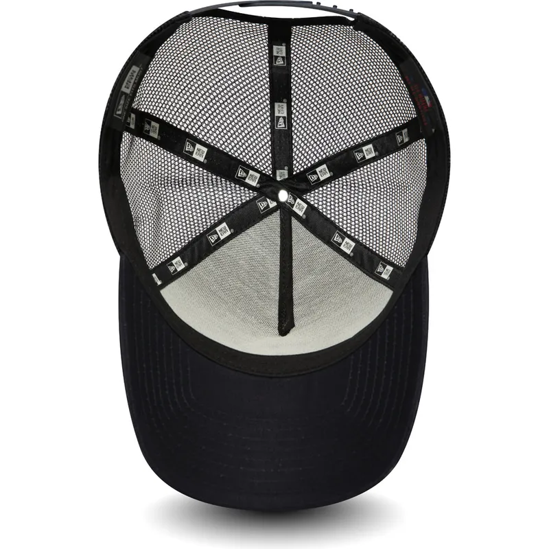 kepure-islenkta-tamsiai-melyna-snapback-league-essential-a-frame-boston-red-sox-mlb-new-era