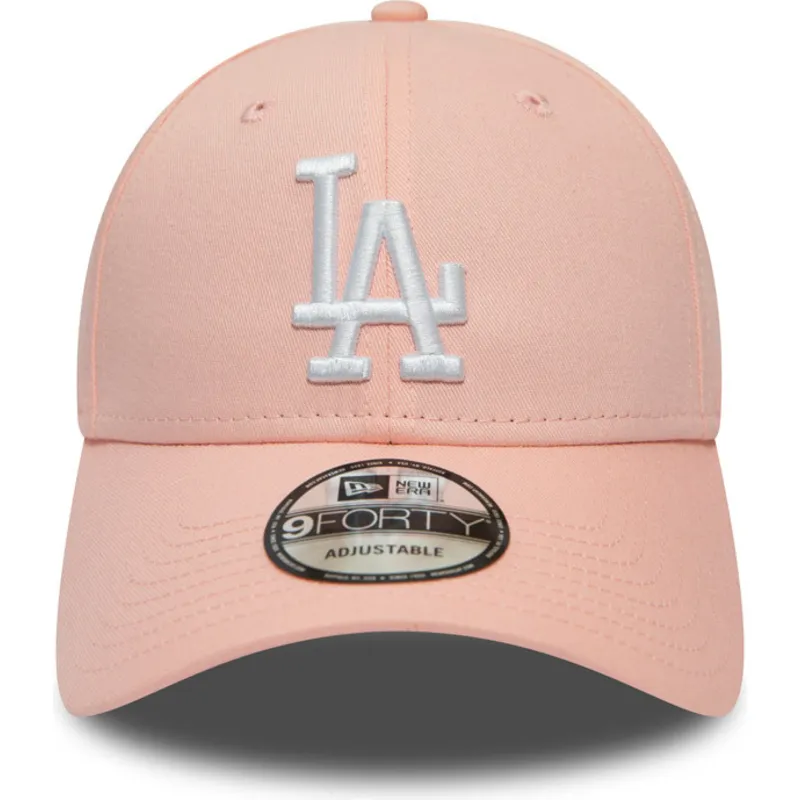 kepure-islenkta-rozine-reguliuojamas-9forty-league-essential-los-angeles-dodgers-mlb-new-era