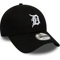 kepure-islenkta-juoda-reguliuojamas-9forty-league-essential-detroit-tigers-mlb-new-era