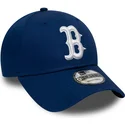 kepure-islenkta-melyna-reguliuojamas-9forty-league-essential-boston-red-sox-mlb-new-era
