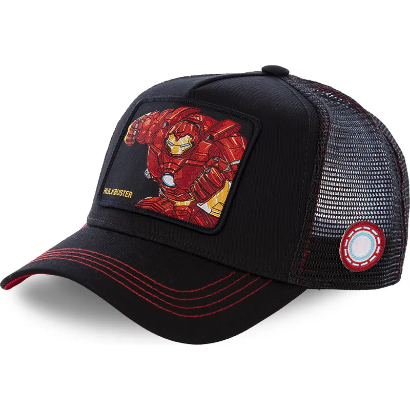 kepure-islenkta-juoda-snapback-hulkbuster-bus2-iron-man-marvel-comics-capslab