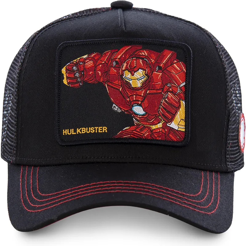 kepure-islenkta-juoda-snapback-hulkbuster-bus2-iron-man-marvel-comics-capslab