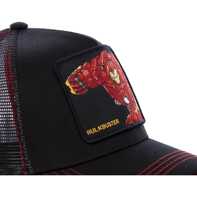 kepure-islenkta-juoda-snapback-hulkbuster-bus2-iron-man-marvel-comics-capslab
