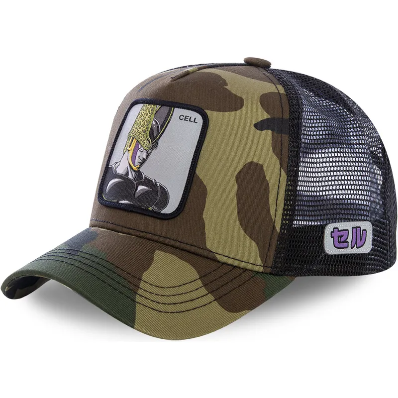 kepure-islenkta-kamufliazas-snapback-cel-cell-dragon-ball-capslab