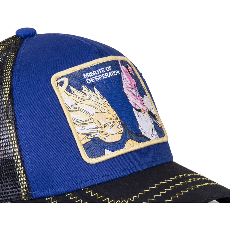 kepure-islenkta-melyna-snapback-minute-of-desperation-des2-vegeta-vs-kid-buu-dragon-ball-capslab