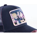 kepure-islenkta-tamsiai-melyna-snapback-warriors-decision-fin1-vegeta-vs-buu-dragon-ball-capslab