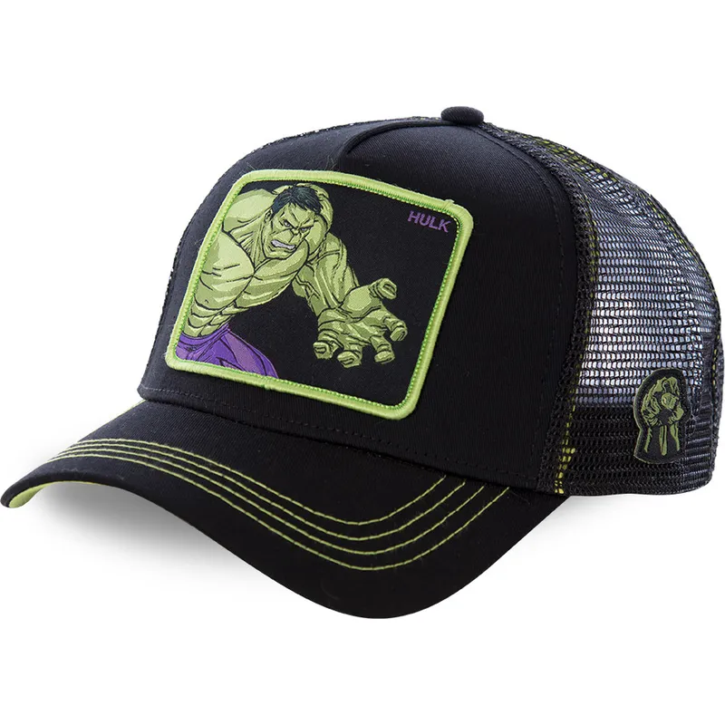 kepure-islenkta-juoda-snapback-hlk5-hulk-marvel-comics-capslab kepure-islenkta-juoda-snapback-hlk5-hulk-marvel-comics-capslab