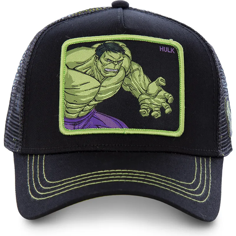 kepure-islenkta-juoda-snapback-hlk5-hulk-marvel-comics-capslab kepure-islenkta-juoda-snapback-hlk5-hulk-marvel-comics-capslab