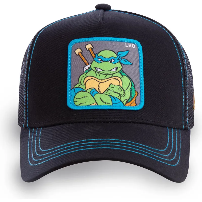 kepure-islenkta-juoda-snapback-leo-leonardo-teenage-mutant-ninja-turtles-capslab