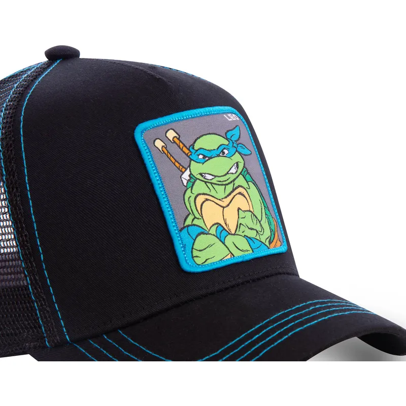 kepure-islenkta-juoda-snapback-leo-leonardo-teenage-mutant-ninja-turtles-capslab