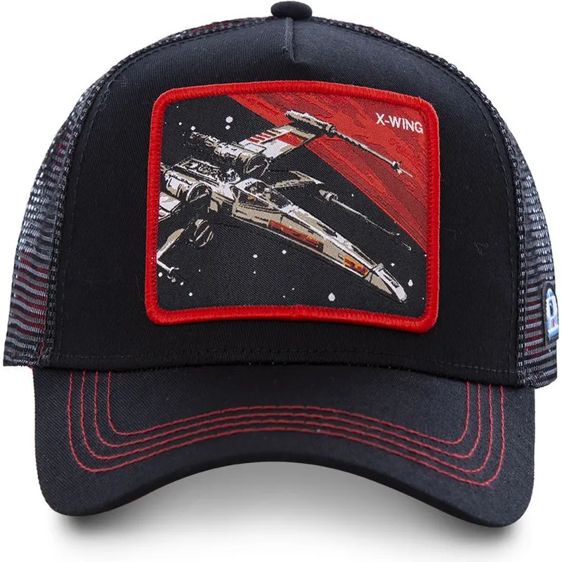 kepure-islenkta-juoda-snapback-ltd6-x-wing-starfighter-star-wars-capslab