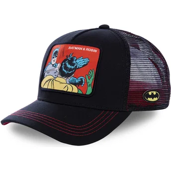 Gorra trucker negra Batman & Robin MEM2 DC Comics de Capslab