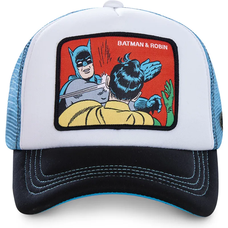 kepure-islenkta-balta-snapback-mem4-batman-ir-robinas-dc-comics-capslab