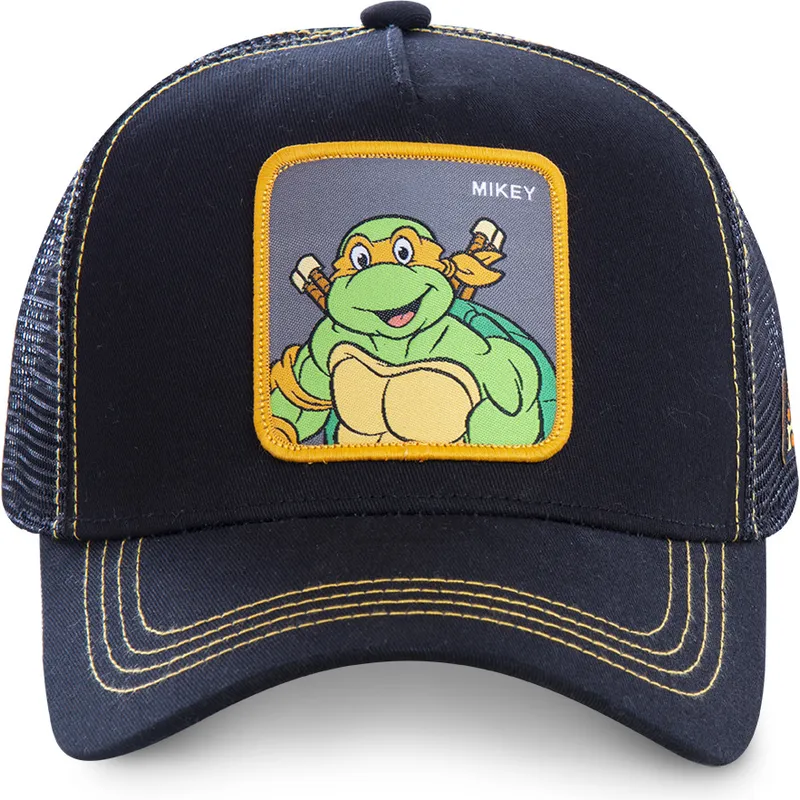 kepure-islenkta-juoda-snapback-mik-mikelangelas-teenage-mutant-ninja-turtles-capslab