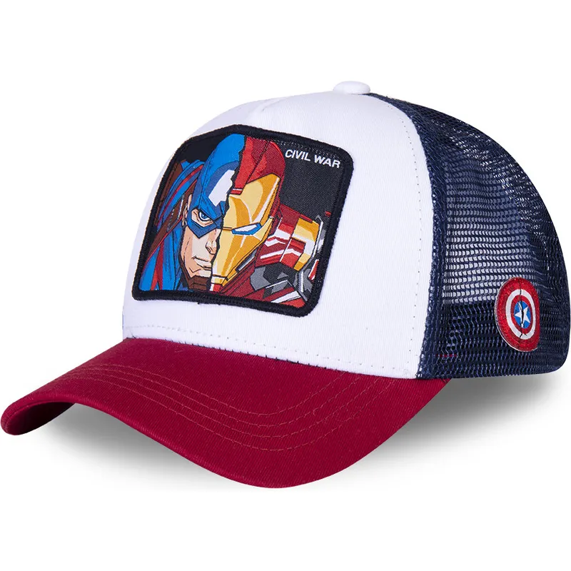 kepure-islenkta-balta-snapback-civil-war-war1-kapitonas-amerika-ir-gelezinis-zmogus-marvel-comics-capslab