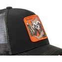 kepure-islenkta-juoda-snapback-roc4-rocket-raccoon-marvel-comics-capslab