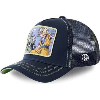 kepure-islenkta-tamsiai-melyna-snapback-gam1-celis-pries-goku-dragon-ball-capslab