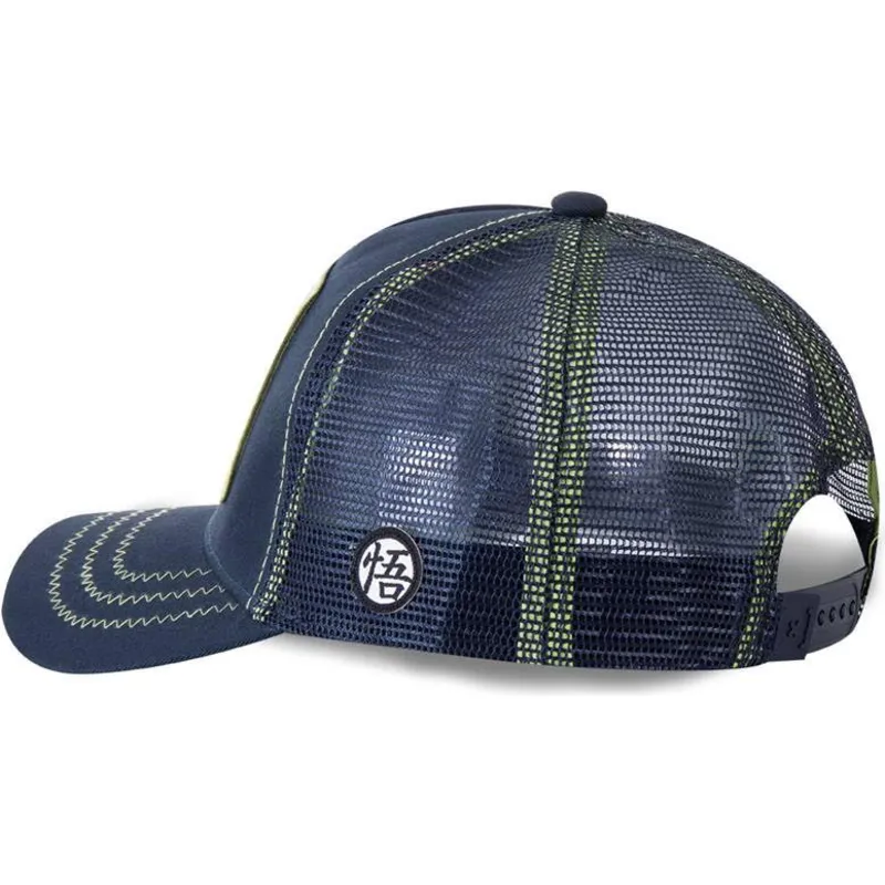 kepure-islenkta-tamsiai-melyna-snapback-gam1-celis-pries-goku-dragon-ball-capslab