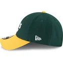 czapka-z-daszkiem-zielono-zolta-regulowana-9forty-the-league-oakland-athletics-mlb-new-era