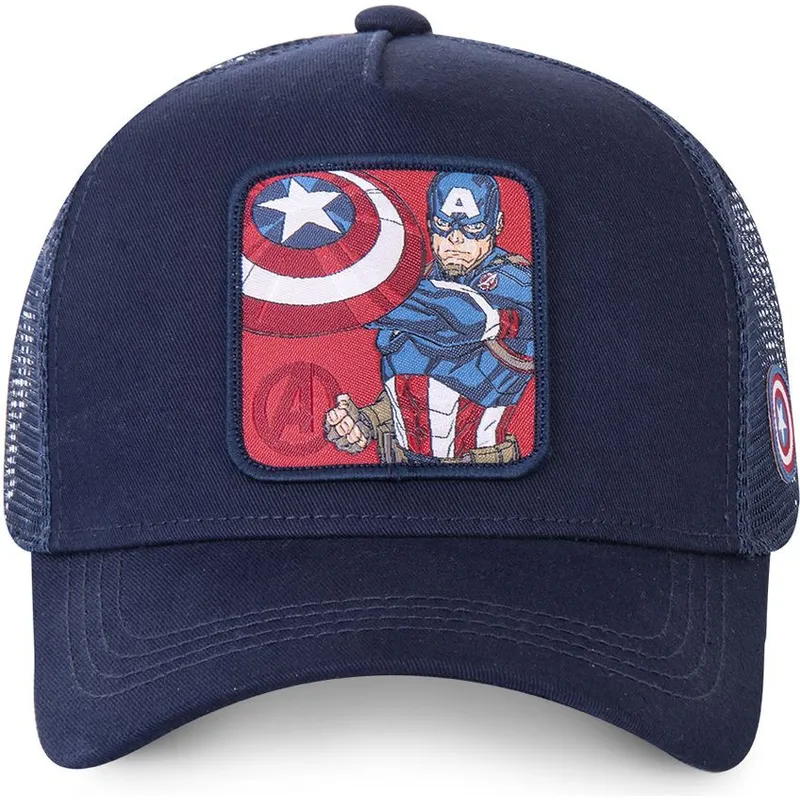 kepure-islenkta-tamsiai-melyna-snapback-cpt1-kapitonas-amerika-marvel-comics-capslab
