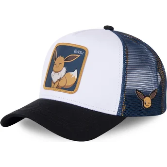 kepure-islenkta-balta-snapback-evo3-eevee-pokemon-capslab