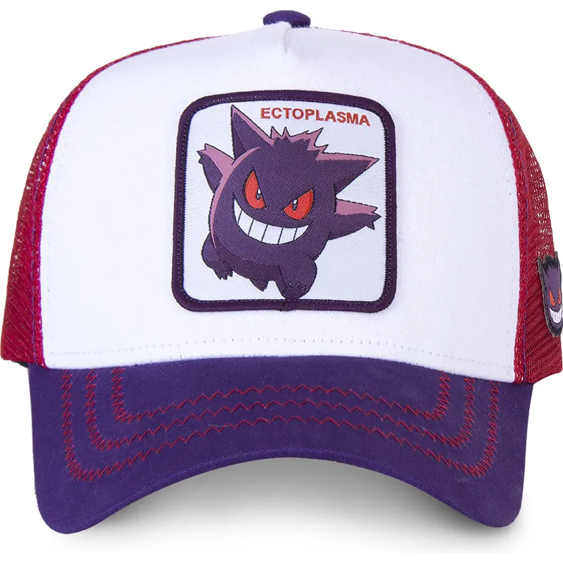 kepure-islenkta-balta-snapback-gen1-gengar-pokemon-capslab