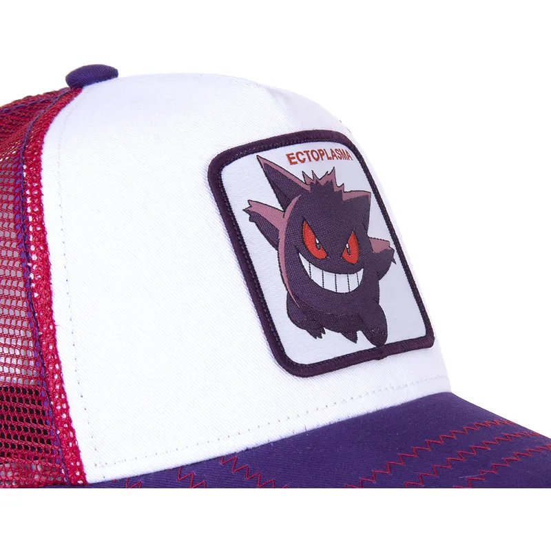 kepure-islenkta-balta-snapback-gen1-gengar-pokemon-capslab